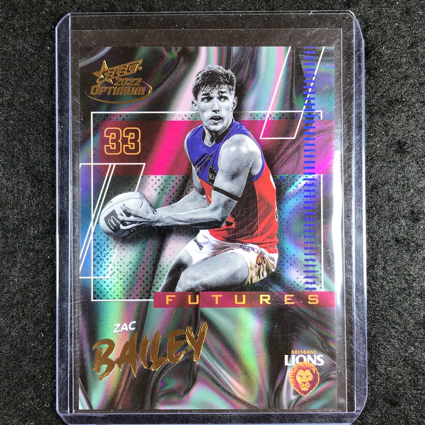 2022 Select AFL Optimum ZAC BAILEY Futures 52/95