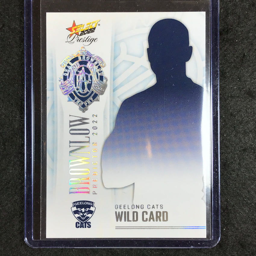 2022 Select AFL Prestige GEELONG WILDCARD Brownlow Predictor Platinum 26/60