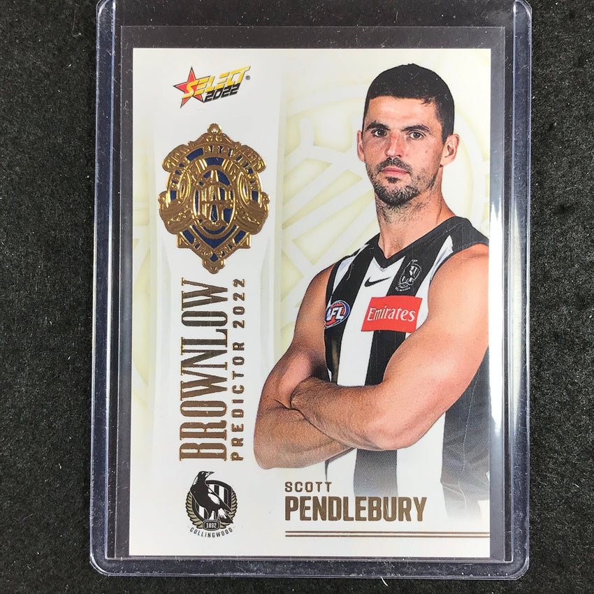 2022 Select AFL Footy Stars SCOTT PENDLEBURY Brownlow Predictor Gold 52/185