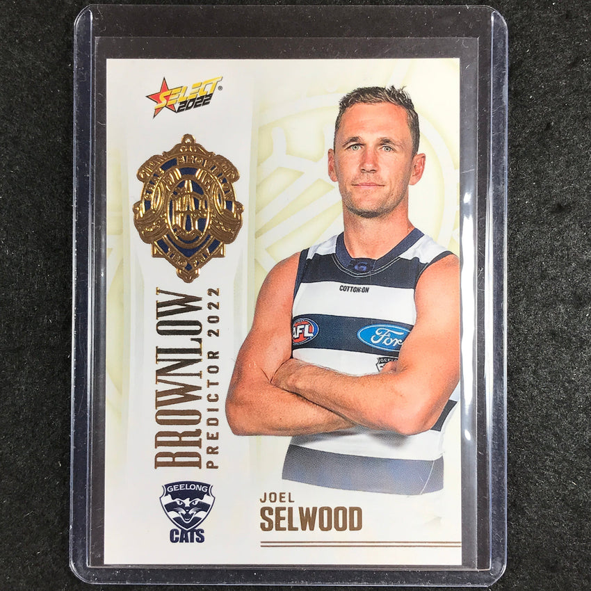 2022 Select AFL Footy Stars JOEL SELWOOD Brownlow Predictor Gold 16/185