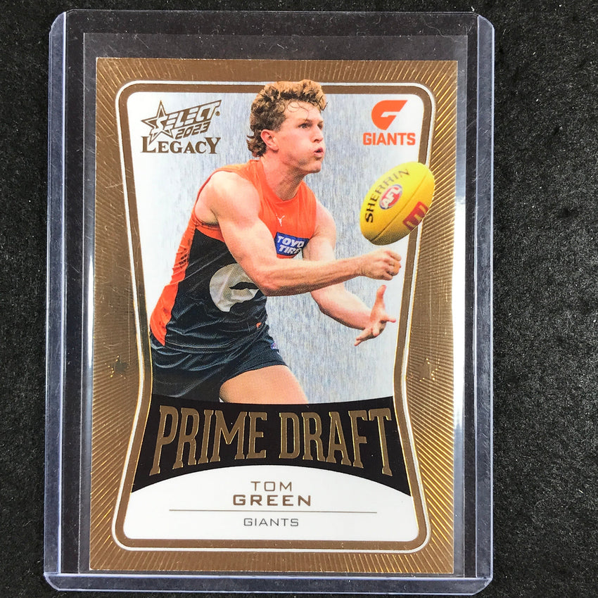 2023 Select AFL Legacy TOM GREEN Prime Draft 18/100