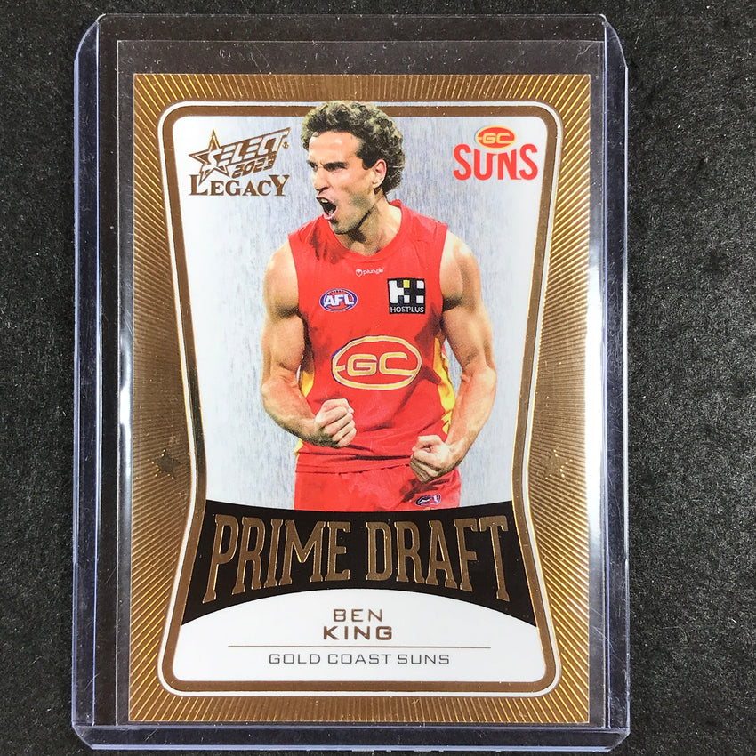 2023 Select AFL Legacy BEN KING Prime Draft 48/100