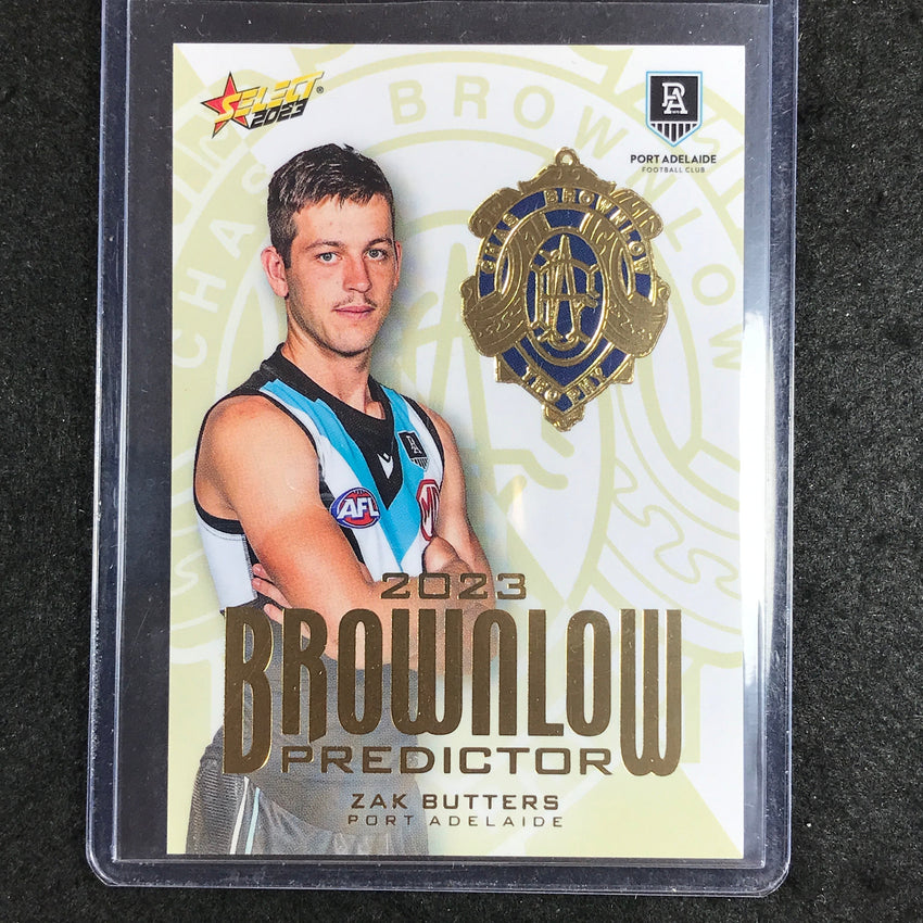 2023 Select AFL Footy Stars ZAK BUTTERS Brownlow Predictor Gold 002/260