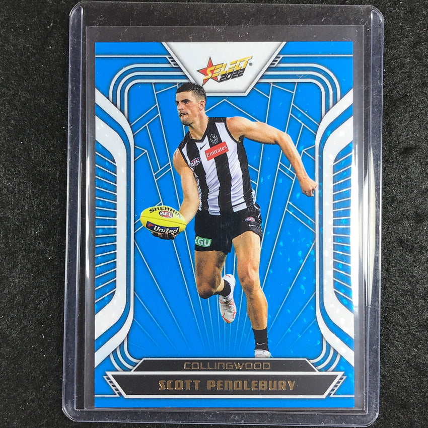 2022 Select AFL Footy Stars SCOTT PENDLEBURY Fractured Arctic Blue 106/190