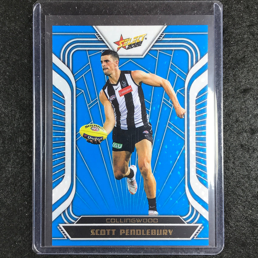2022 Select AFL Footy Stars SCOTT PENDLEBURY Fractured Arctic Blue 15/190