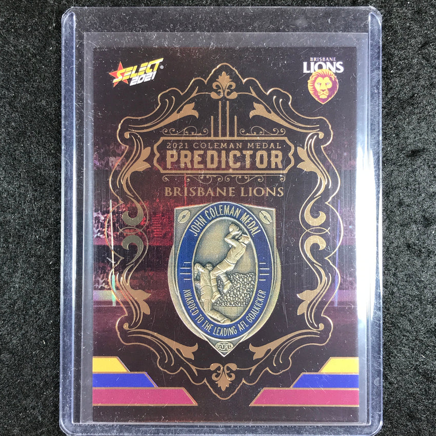 2021 Select AFL Footy Stars BRISBANE LIONS Coleman Predictor 57/140