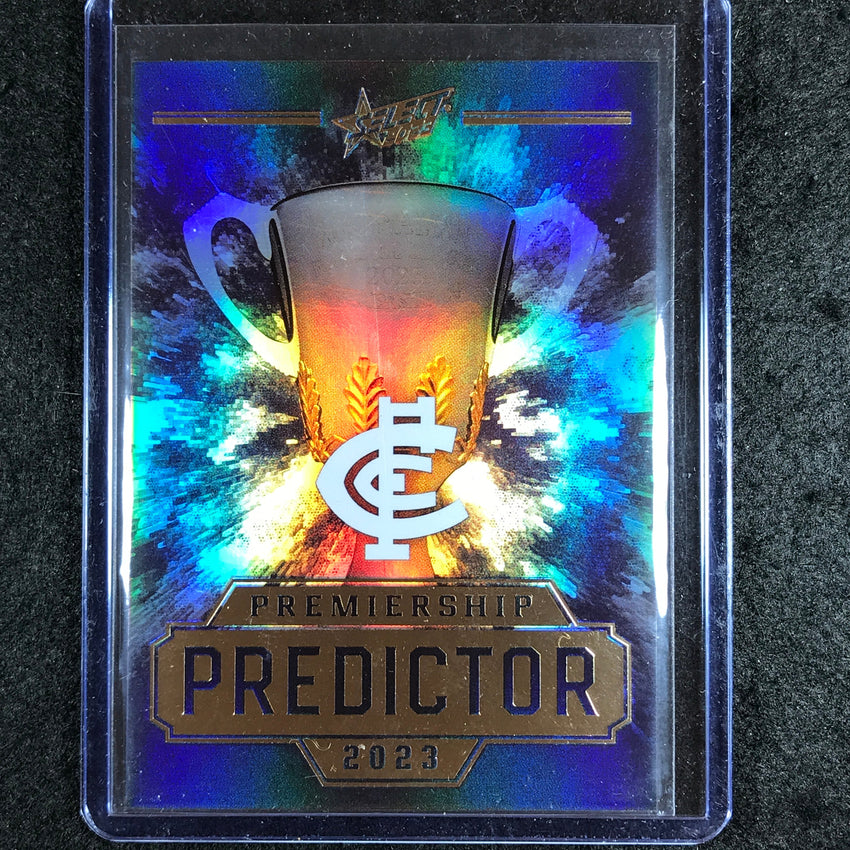2023 Select AFL Footy Stars CARLTON Premiership Predictor Gold 003/260