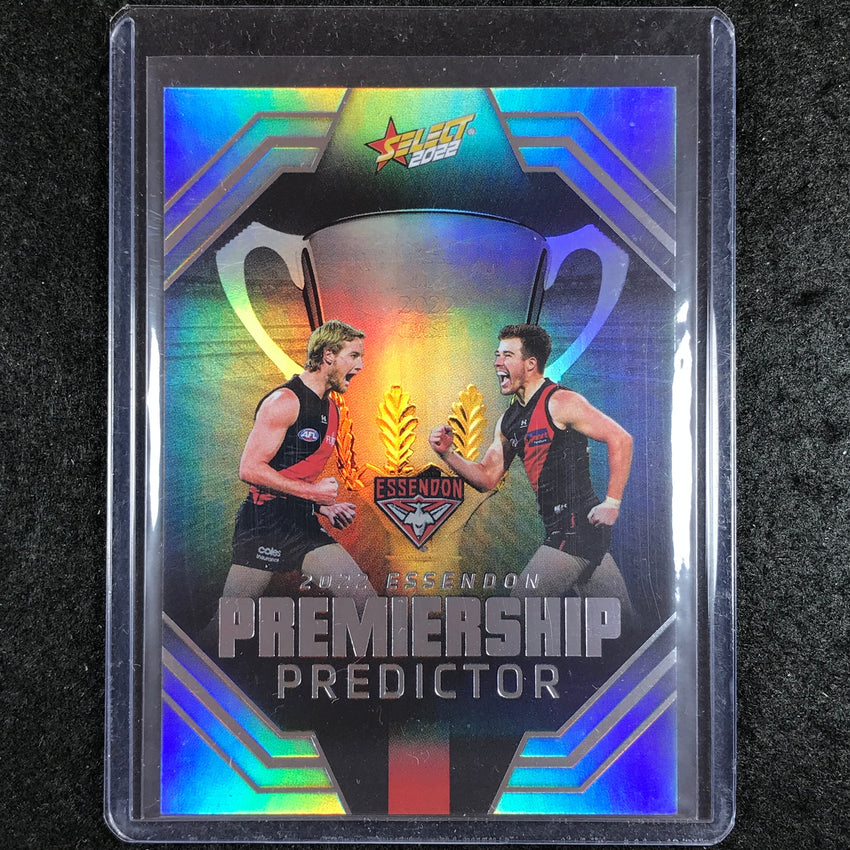 2022 Select AFL Footy Stars ESSENDON Premiership Predictor 153/185