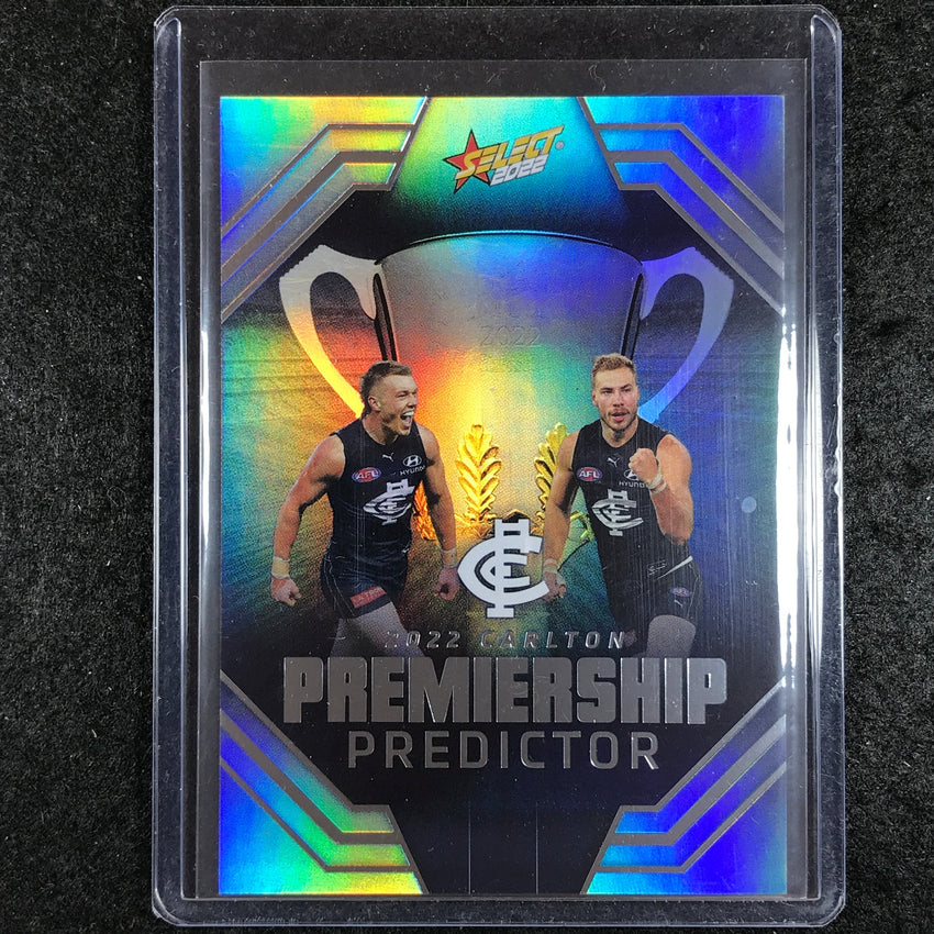 2022 Select AFL Footy Stars CARLTON Premiership Predictor 66/185