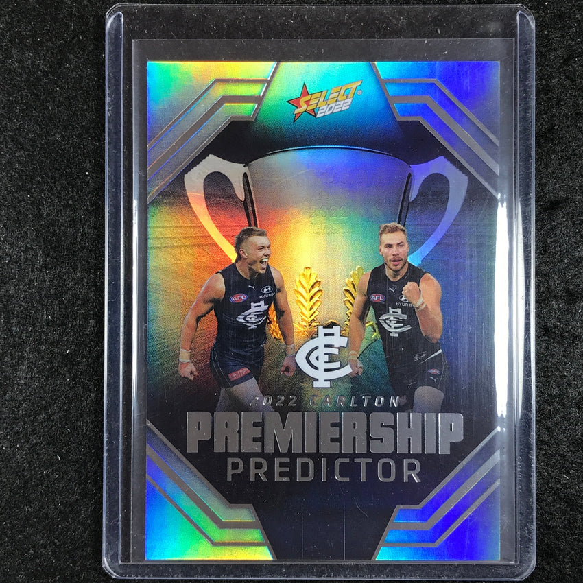 2022 Select AFL Footy Stars CARLTON Premiership Predictor 59/185