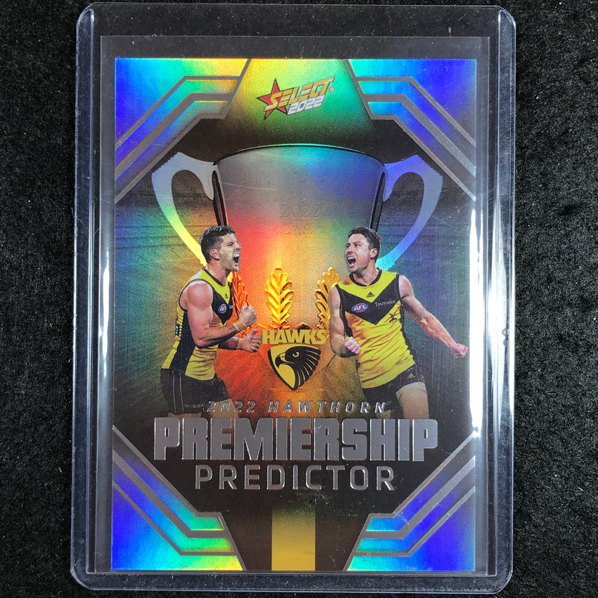 2022 Select AFL Footy Stars HAWTHORN Premiership Predictor 146/185