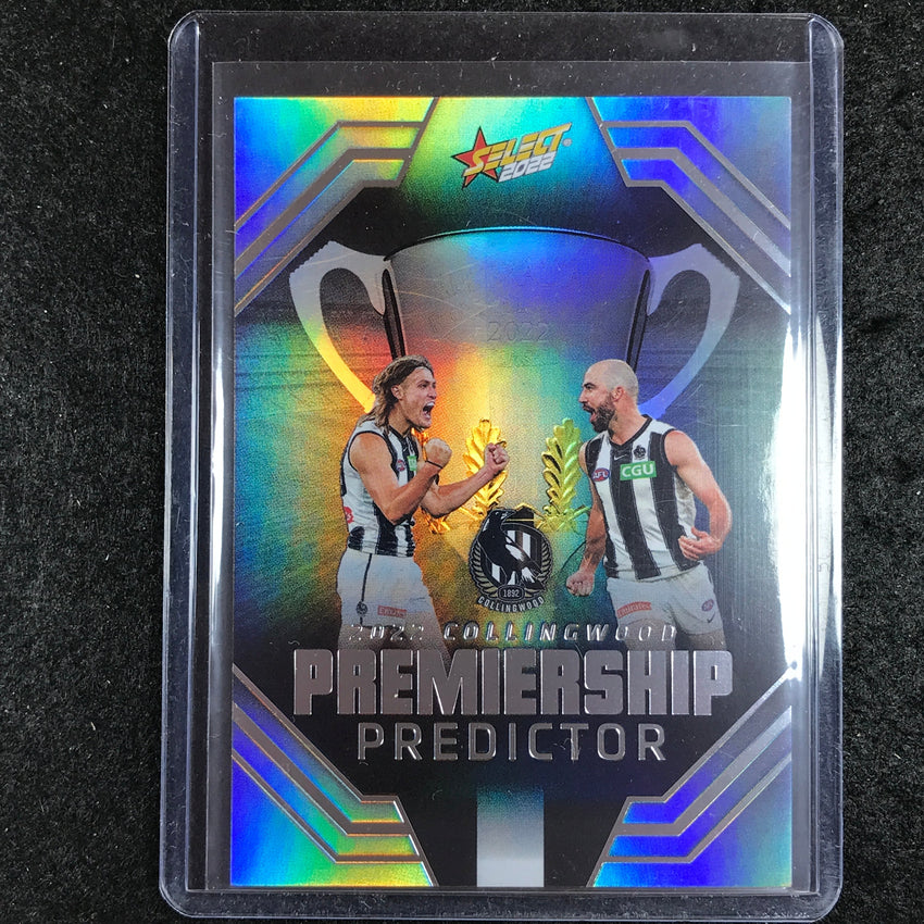 2022 Select AFL Footy Stars COLLINGWOOD Premiership Predictor 160/185
