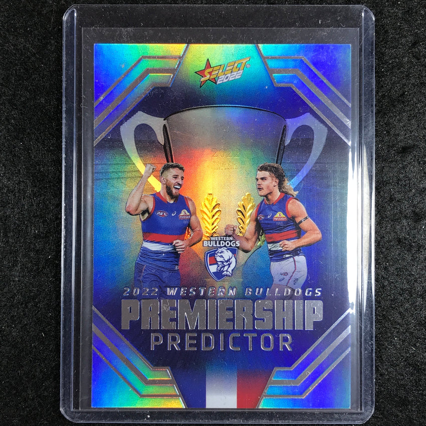 2022 Select AFL Footy Stars WESTERN BULDOGS Premiership Predictor 171/185