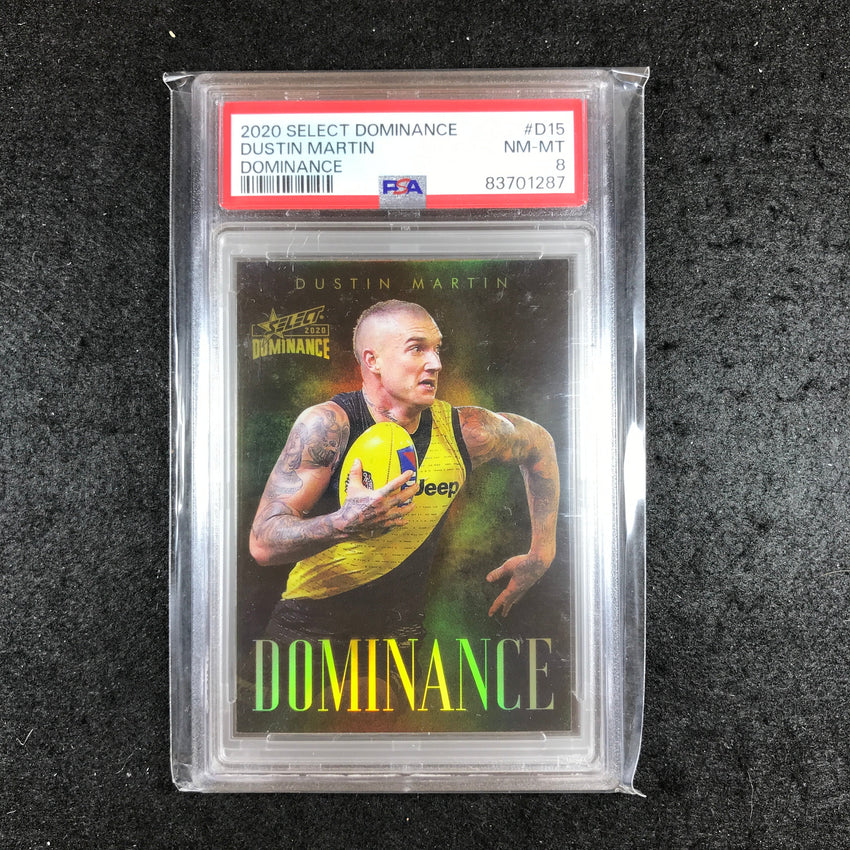 2020 Select AFL Dominance DUSTIN MARTIN Dominance 45/60 PSA 8