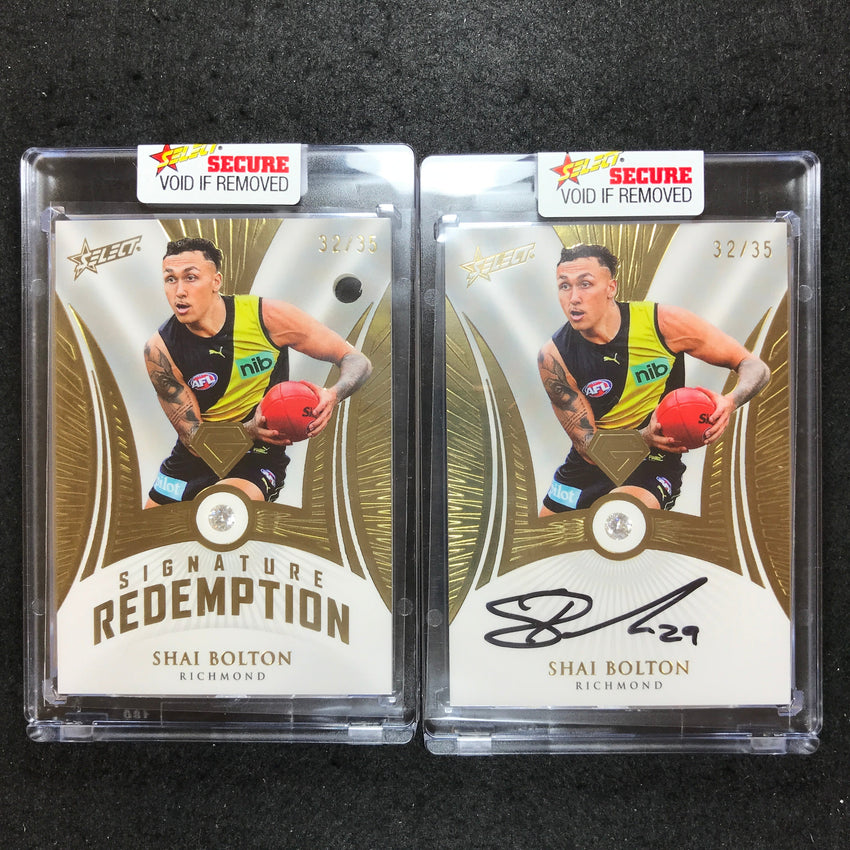 2023 Select AFL Gem SHAI BOLTON Diamond Signature 32/35