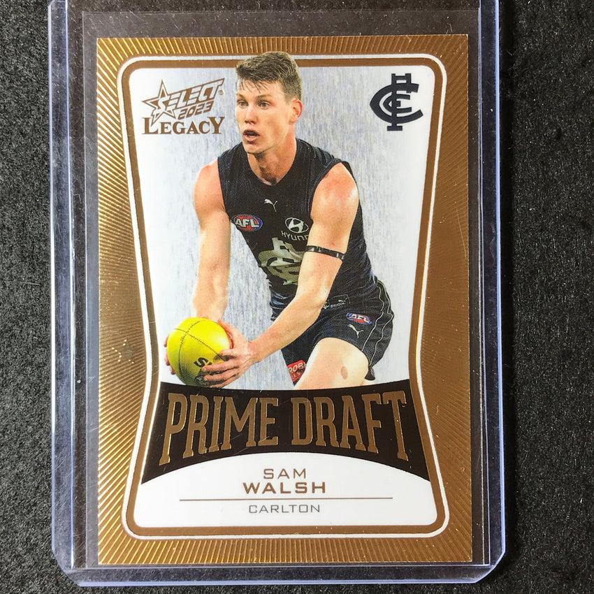 2023 Select AFL Legacy SAM WALSH Prime Draft 28/100