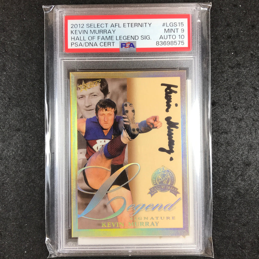 2012 Select AFL Eternity KEVIN MURRAY Hall of Fame Legend Signature 59/110 PSA 9
