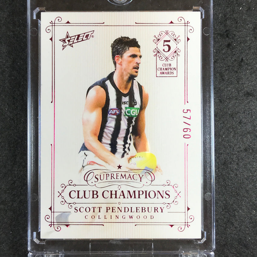 2021 Select AFL Supremacy SCOTT PENDLEBURY Club Champions 57/60