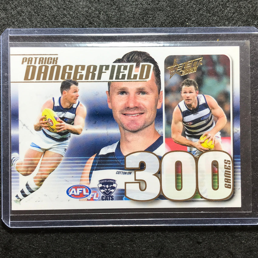 2023 Select AFL Footy Stars PATRICK DANGERFIELD 300 Games Case Card 196/300