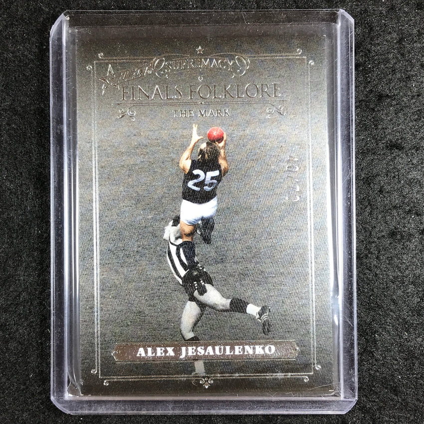 2019 Select AFL Supremacy ALEX JESAULENKO Finals Folklore 40/70