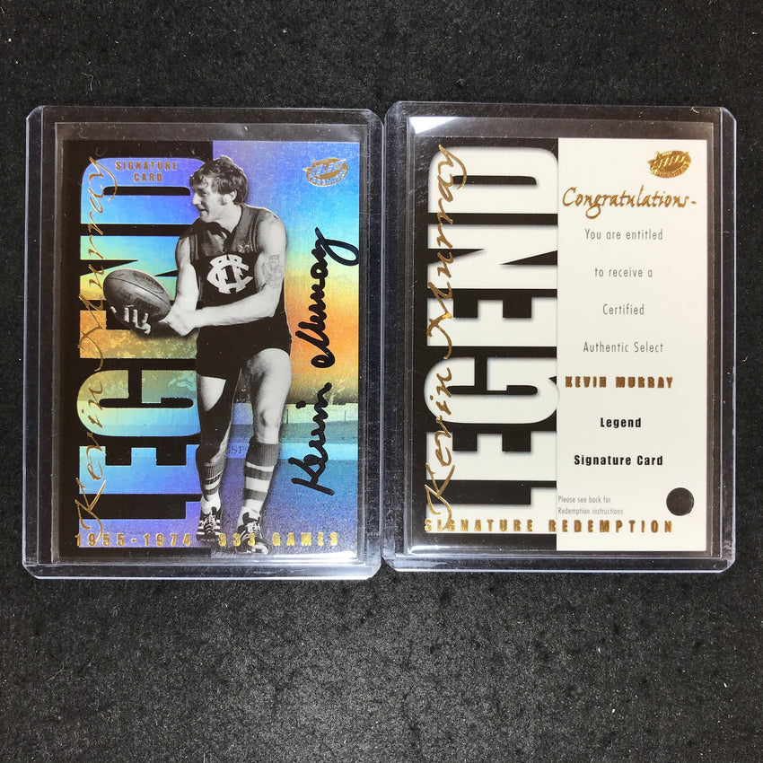 1999 Select AFL Premiere KEVIN MURRAY Legend Signature 19/100