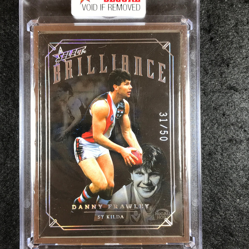 2022 Select AFL Brilliance DANNY FRAWLEY Platinum Frame 31/50