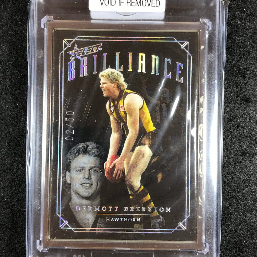 2022 Select AFL Brilliance DERMOTT BRERETON Platinum Frame 02/50