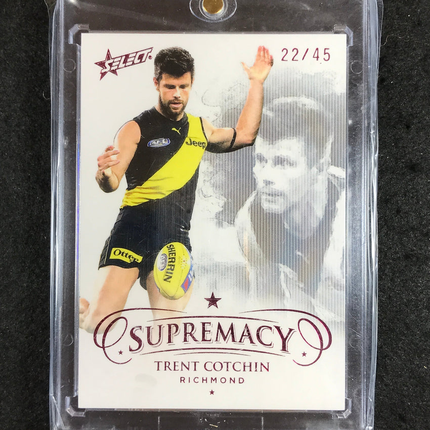 2021 Select AFL Supremacy TRENT COTCHIN Base Red 22/45