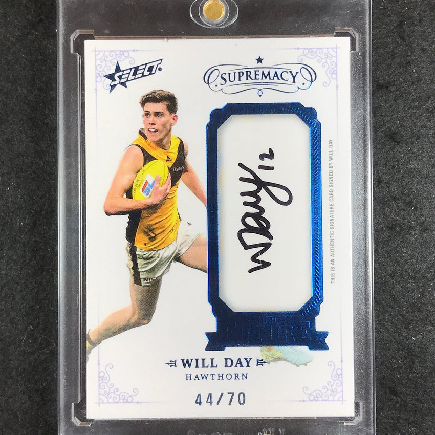 2021 Select AFL Supremacy WILL DAY Franchise Future Signature 44/70