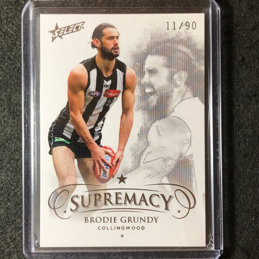 2019 Select AFL Supremacy BRODIE GRUNDY Base 11/90