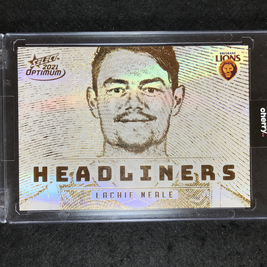 2021 Select AFL Optimum LACHIE NEALE Headliners Gold 14/25