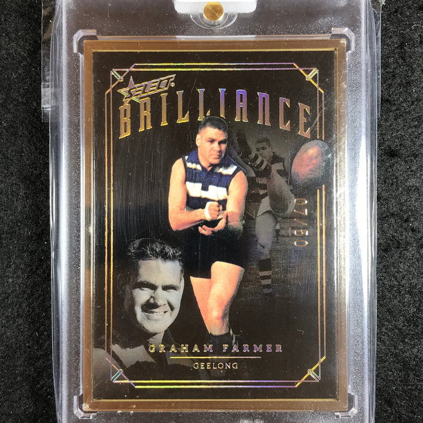 2020 Select AFL Brilliance GRAHAM FARMER Gold Frame 07/50