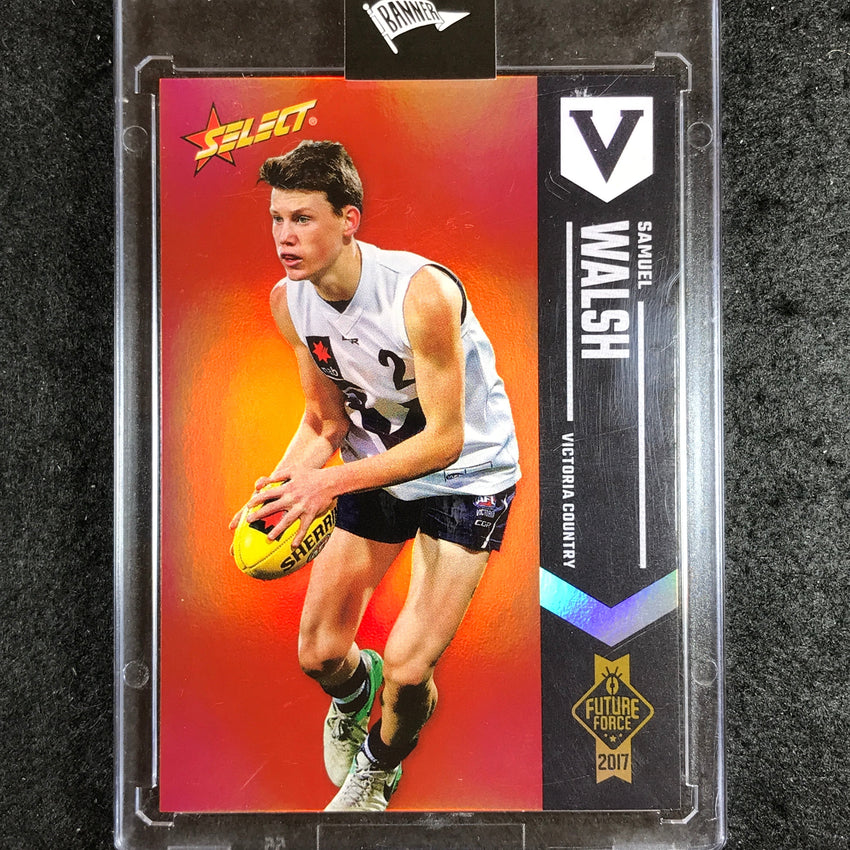 2017 Select AFL Future Force SAM WALSH Red 29/40