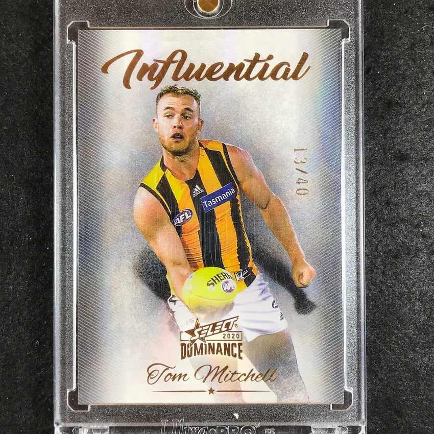 2020 Select AFL Dominance TOM MITCHELL Influential 13/40