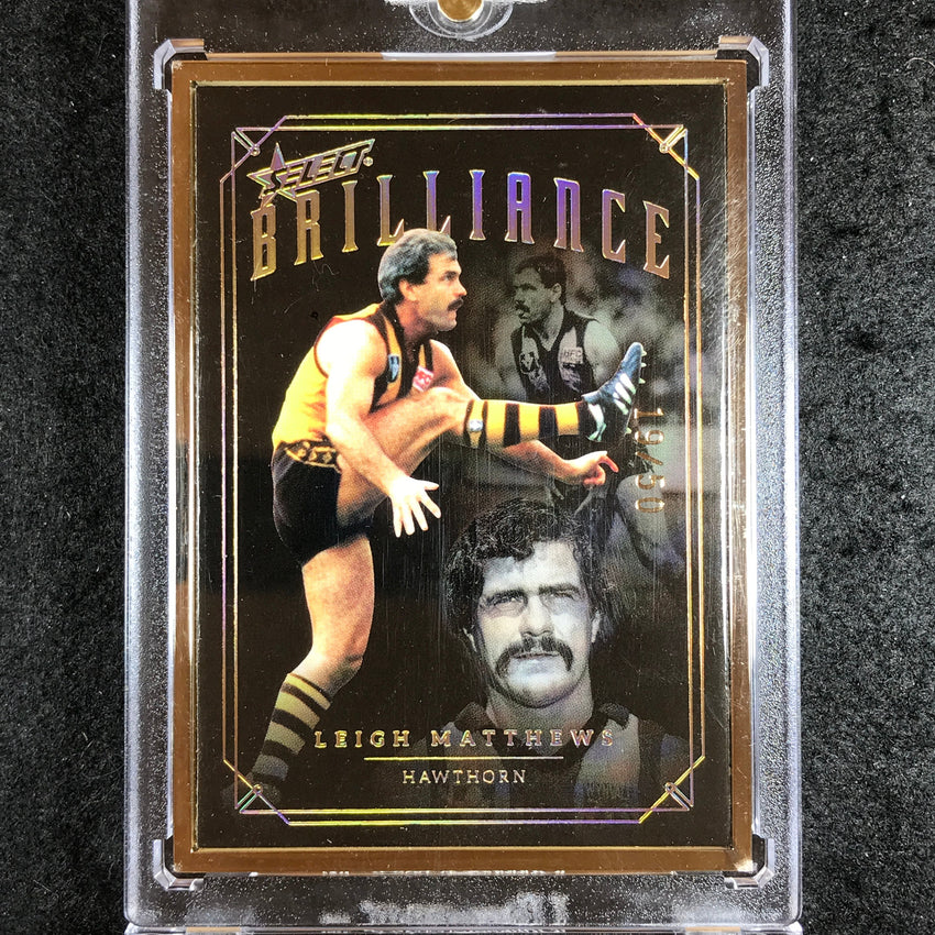 2020 Select AFL Brilliance LEIGH MATTHEWS Gold Frame 19/50