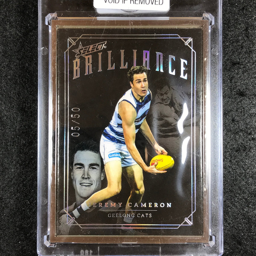 2022 Select AFL Brilliance JEREMY CAMERON Platinum Frame 05/50
