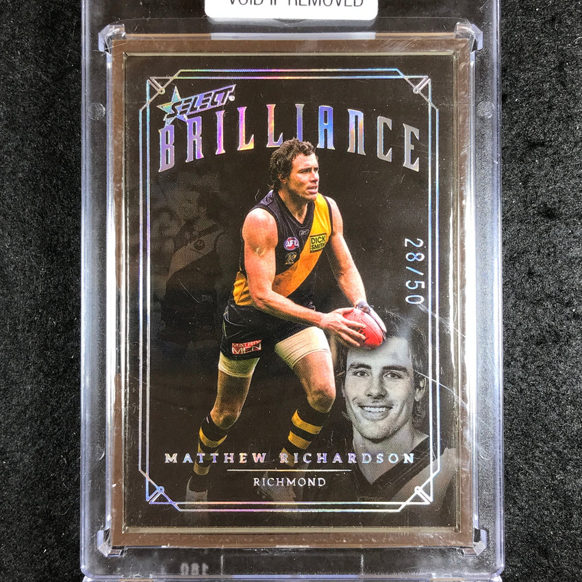 2022 Select AFL Brilliance MATTHEW RICHARDSON Platinum Frame 28/50
