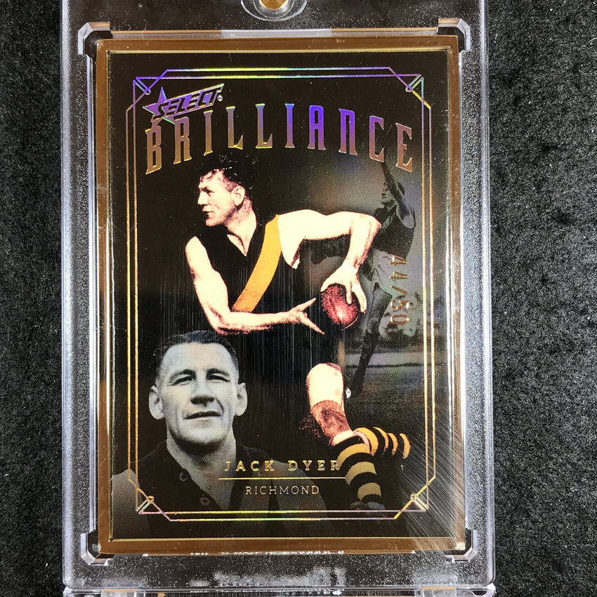 2020 Select AFL Brilliance JACK DYER Gold Frame 44/50