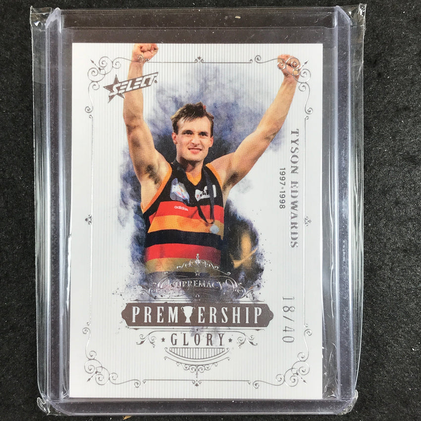 2019 Select AFL Supremacy TYSON EDWARDS Premiership Glory 18/40