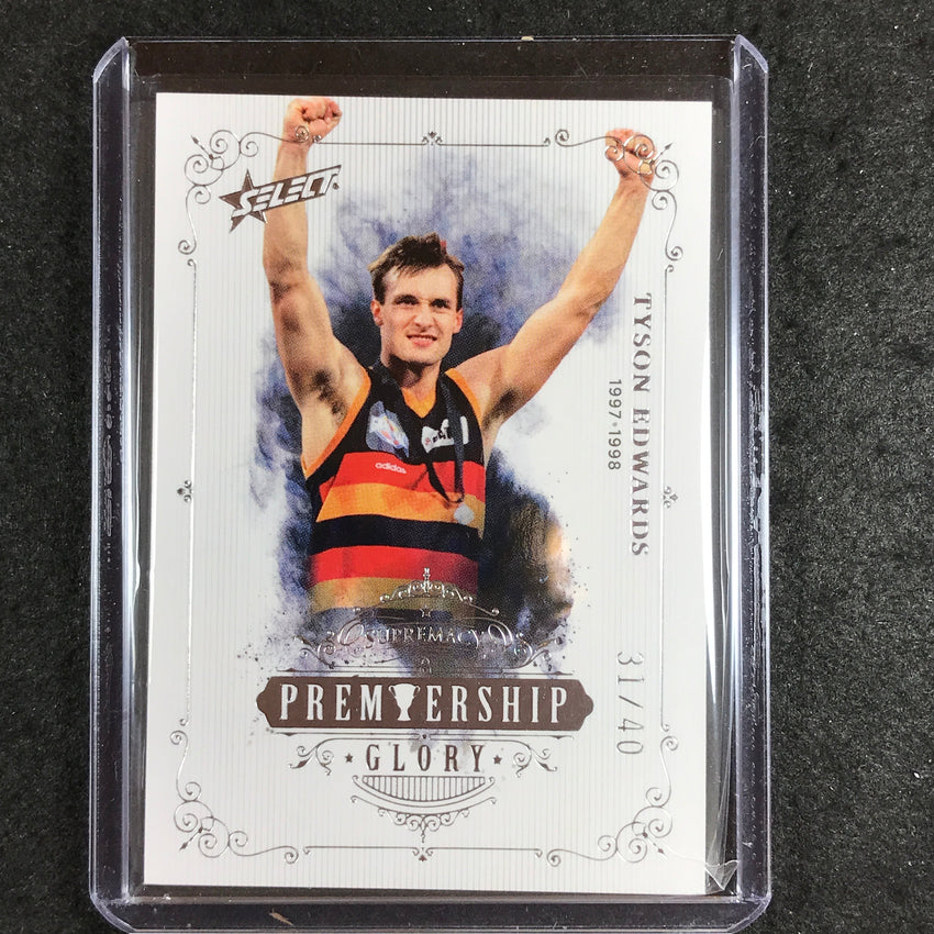2019 Select AFL Supremacy TYSON EDWARDS Premiership Glory 31/40