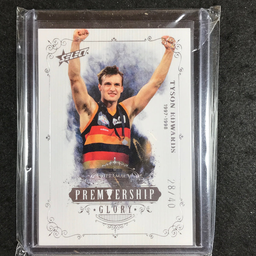 2019 Select AFL Supremacy TYSON EDWARDS Premiership Glory 28/40