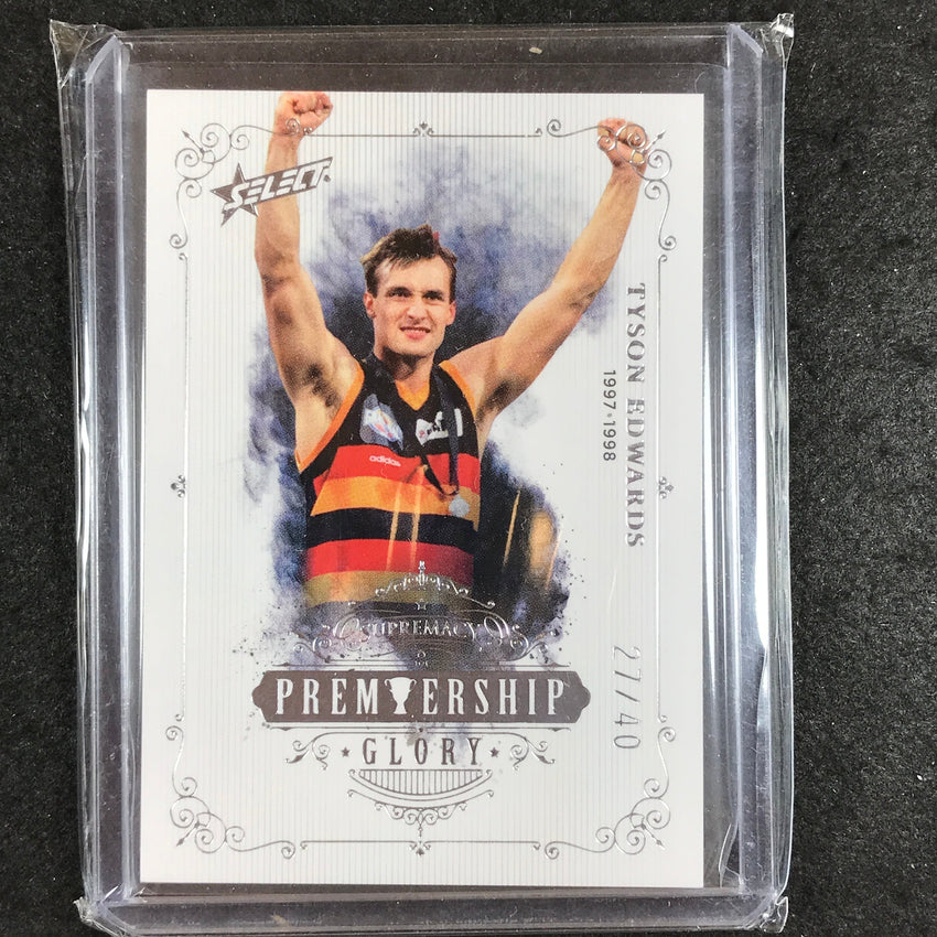 2019 Select AFL Supremacy TYSON EDWARDS Premiership Glory 27/40