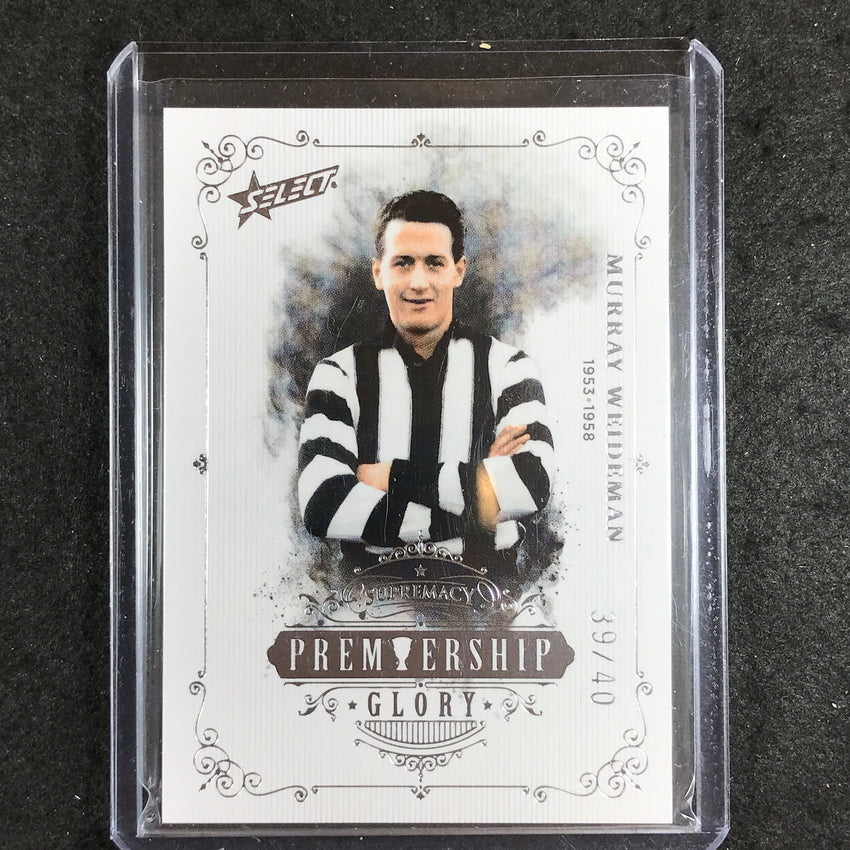 2019 Select AFL Supremacy MURRAY WEIDEMAN Premiership Glory 39/40