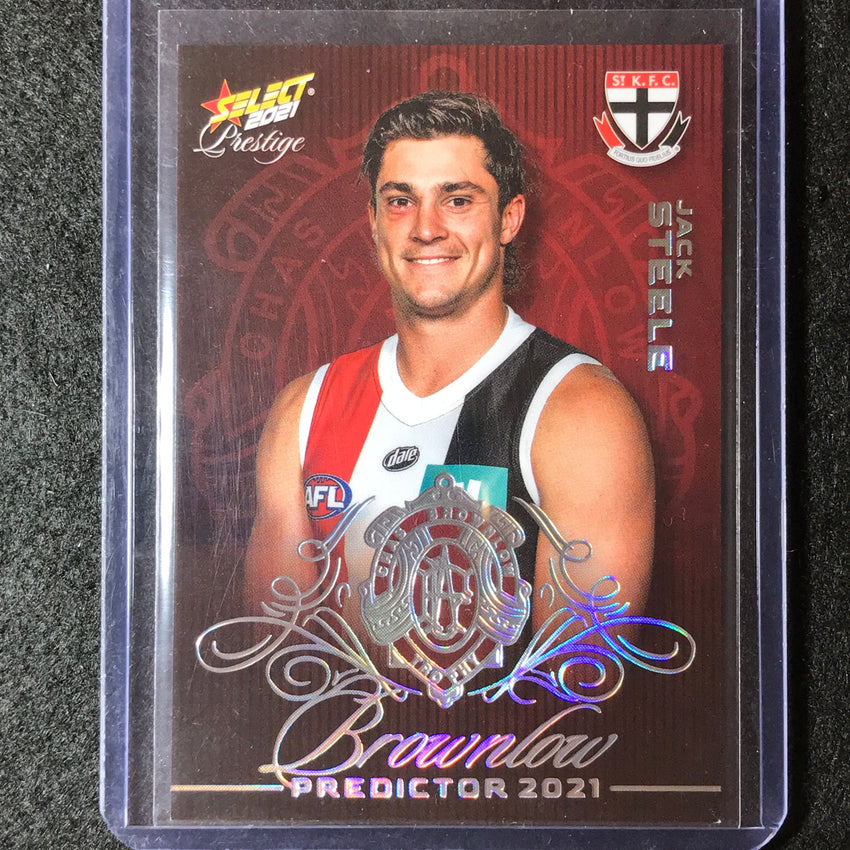 2021 Select AFL Prestige JACK STEELE Brownlow Predictor Platinum 19/60