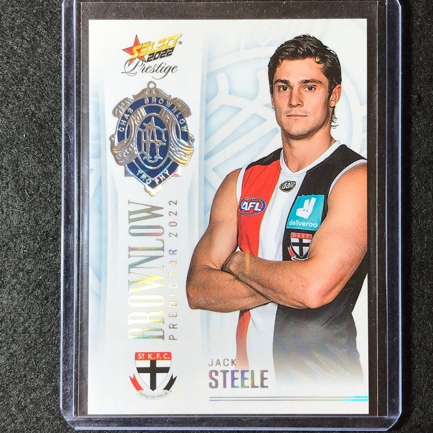 2022 Select AFL Prestige JACK STEELE Brownlow Predictor Platinum 15/60