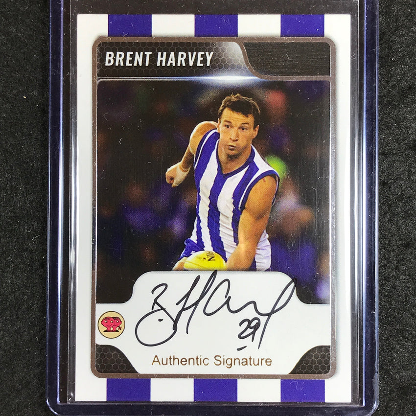 2020 Scanlens AFL Limited Edition BRENT HARVEY Authentic Signature 06/20
