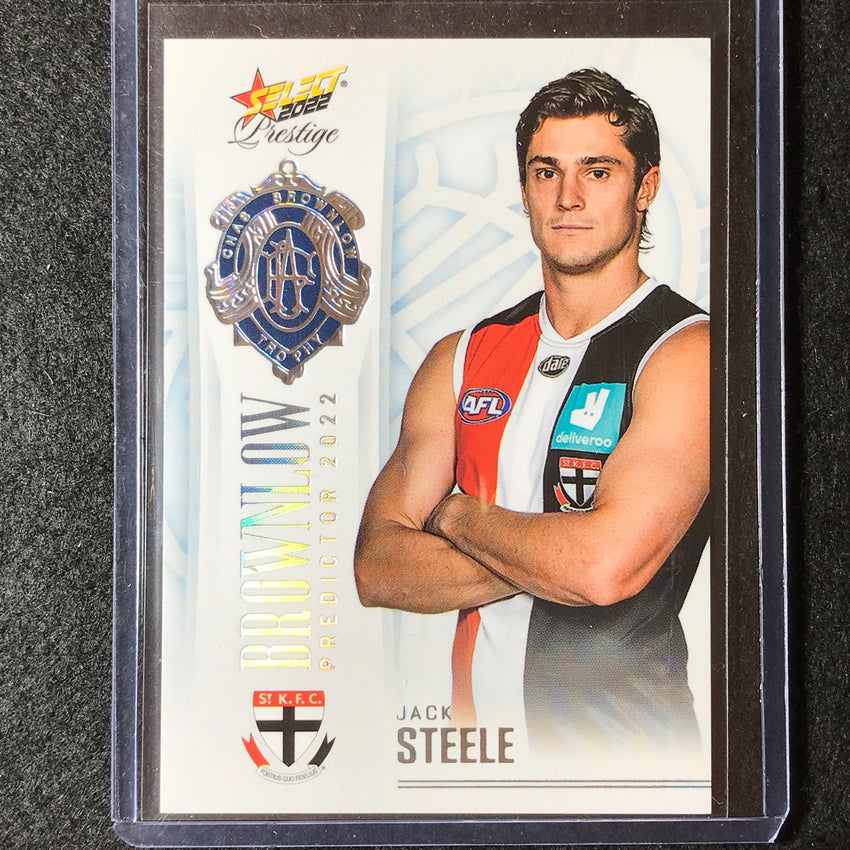 2022 Select AFL Prestige JACK STEELE Brownlow Predictor Platinum 50/60