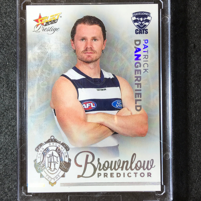 2020 Select AFL Prestige PATRICK DANGERFIELD Brownlow Predictor Platinum 31/60