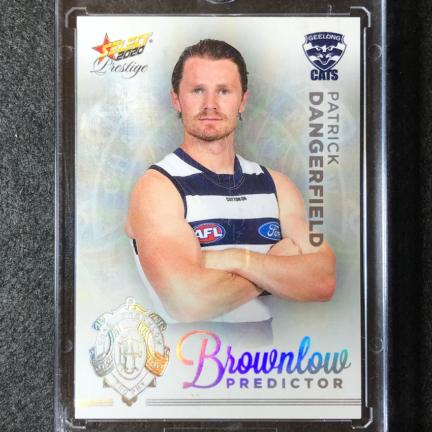 2020 Select AFL Prestige PATRICK DANGERFIELD Brownlow Predictor Platinum 56/60