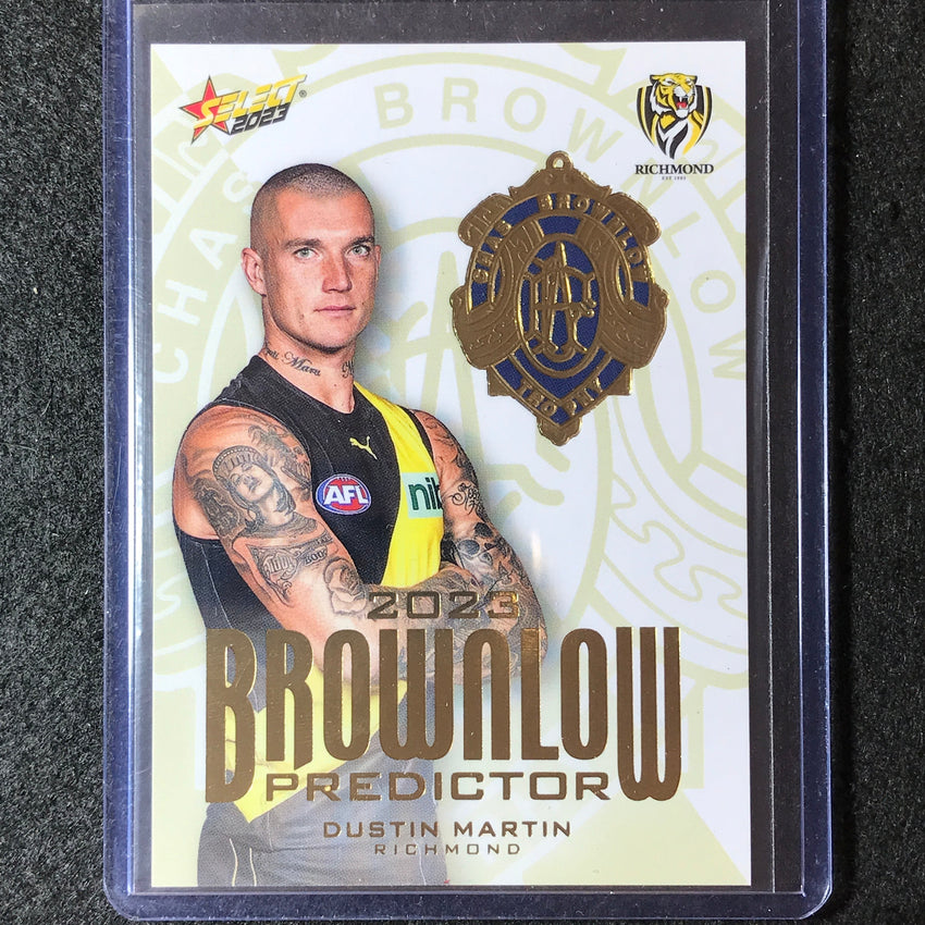 2023 Select AFL Footy Stars DUSTIN MARTIN Brownlow Predictor Gold 128/260
